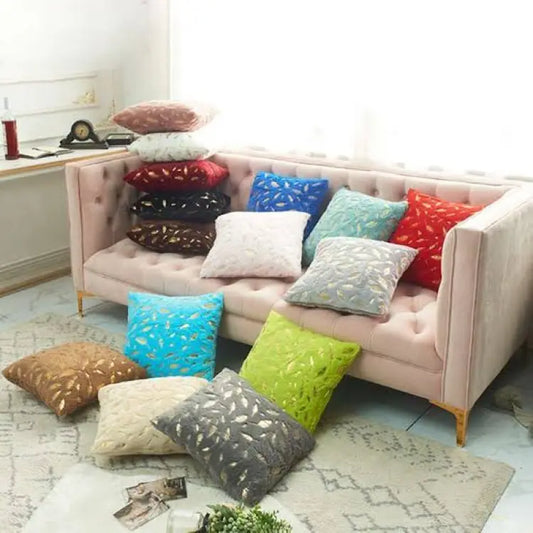 Super Soft Square Faux Throw Pillow Covers Sofa Cushion Covers Pillow Case