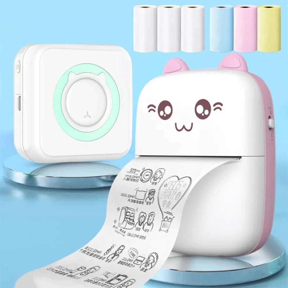 Mini  Portable Thermal /Inkless , Bluetooth Smart Printer