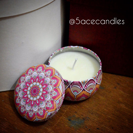 5ace mini reusable tin scented candles